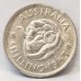 AUSTRALIA 1961 and 1963 . ONE 1 SHILLINGS . ERROR . BITTEN EDGE . PLANCHET FLAW
